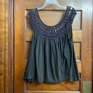 Gorgeous chain link blouse from Free People